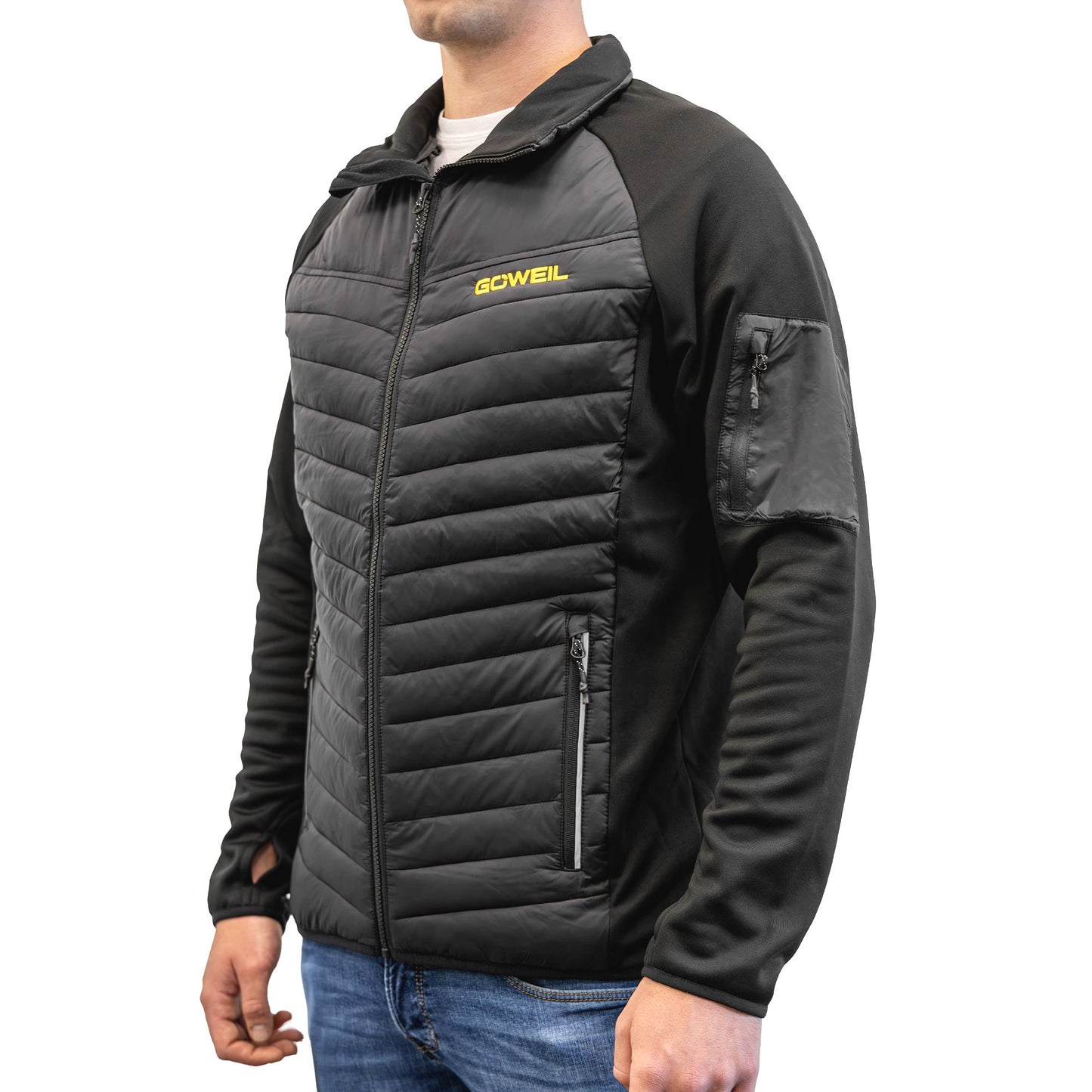 Hybridjacke schwarz